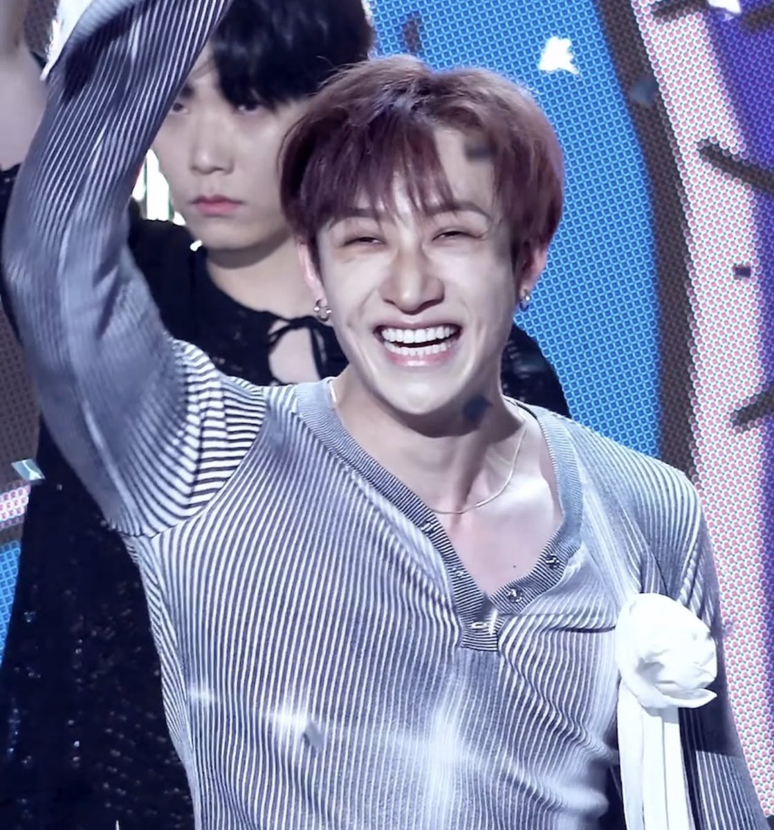 beyondyasmin's tweet photo. HAPPINESS LOOKS BEST ON BANG CHAN https://t.co/qw1kDX1euc