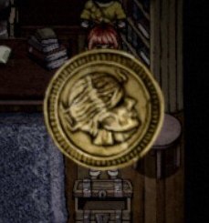 rifflesby's tweet photo. Finished a thing I've been working on for a while: a replica of the Lucky Coin from Fear &amp; Hunger 2: Termina by @happy_paintings https://t.co/daMxF4JDhk