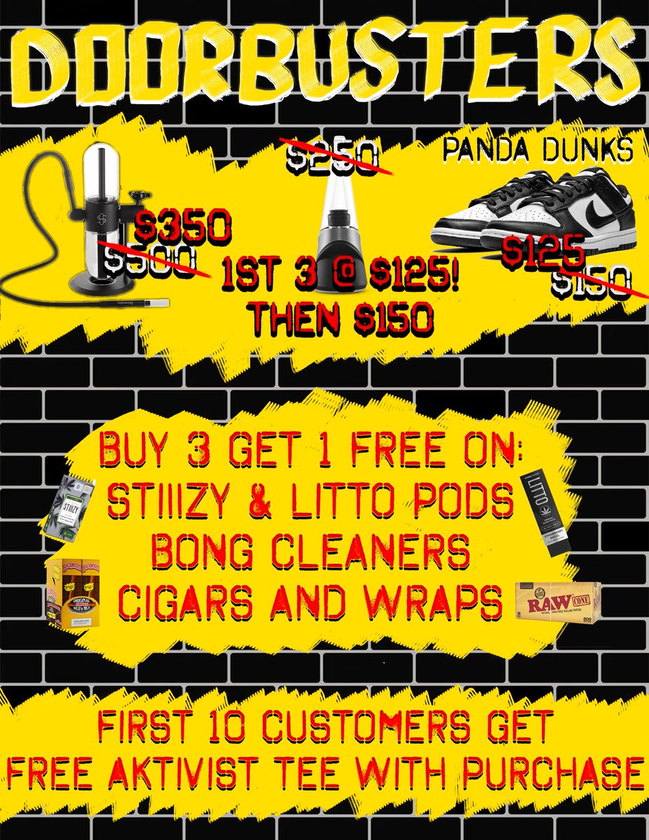 BIG DEALS ALERT🚨🥵🔥 Get ready for this Black Friday weekend‼️ All sorts of deals and free action going down 💣 It would be a federal crime to sleep on these deals 😴👮‍♂️🚔