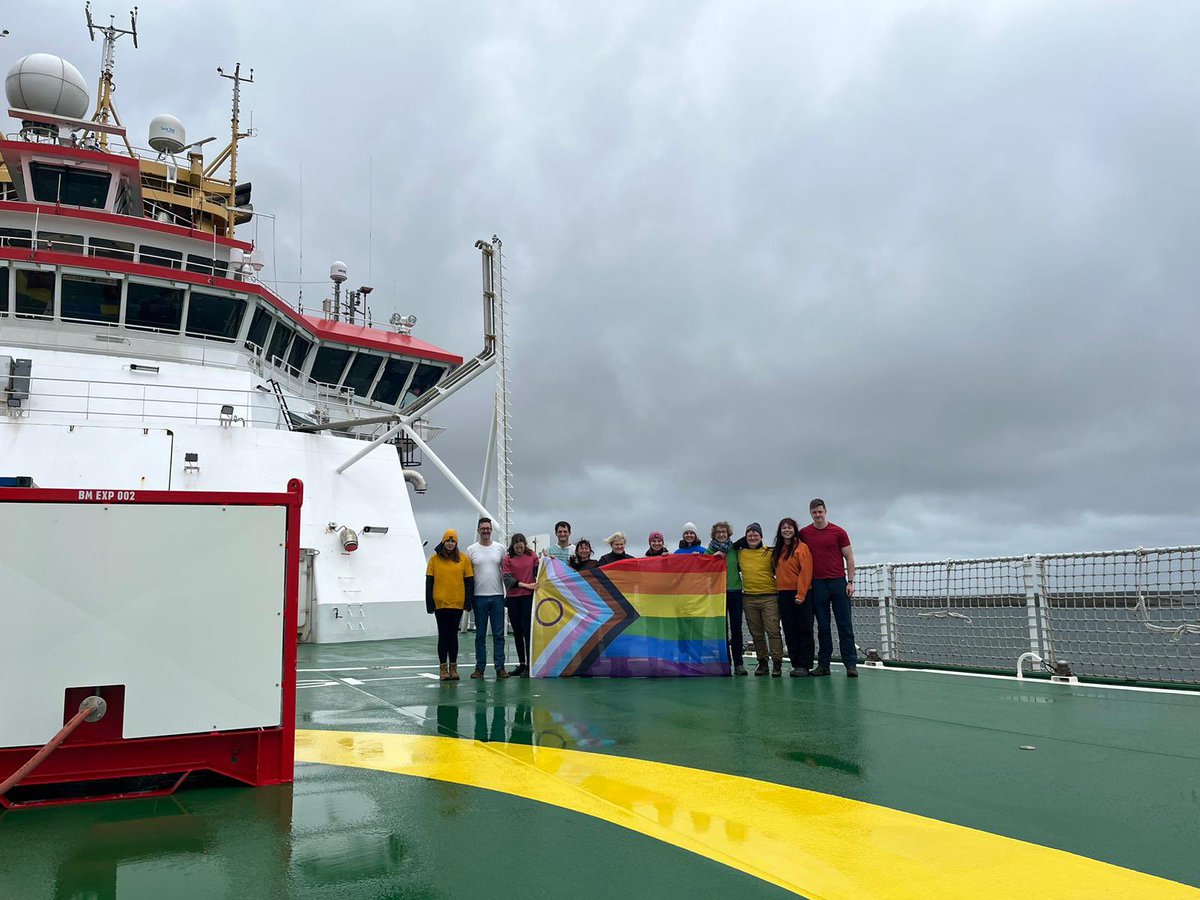Happy #PolarPride2023 and #LGBTQIASTEMDay from  all the BIOPOLE team on the #RRSSirDavidAttenborough preparing to sail to  #antarctica in a few days!