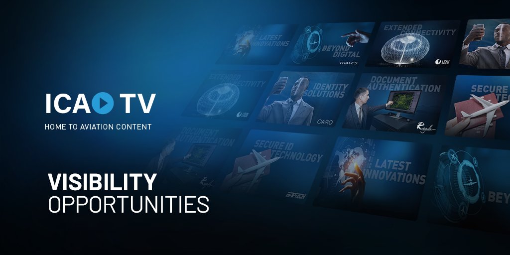 Are you interested in featuring your products and services on ICAO TV? Visit our landing page to learn more and take advantage of the best brand placements and exclusive video opportunities! Contact us today! bit.ly/3myXche #sponsorship #aviationindustry #brandvisibility
