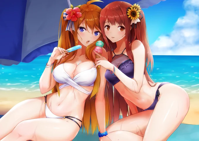 ミリアニくん良い琴葉と恵美の水着をありがとうでした 