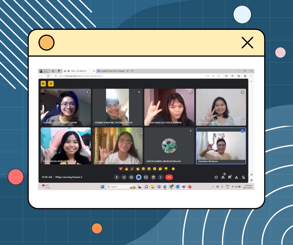 pisignsmc's tweet image. Second Session Conquered!🤩

Yesterday, PiSIGN has officially finished their second session with new learnings such as basic conversations and dialogue training! 🎉🙌

For inquiries, please contact us through messenger or email
pshssmcpisign@gmail.com

#LearnWithPiSign
#PiSign