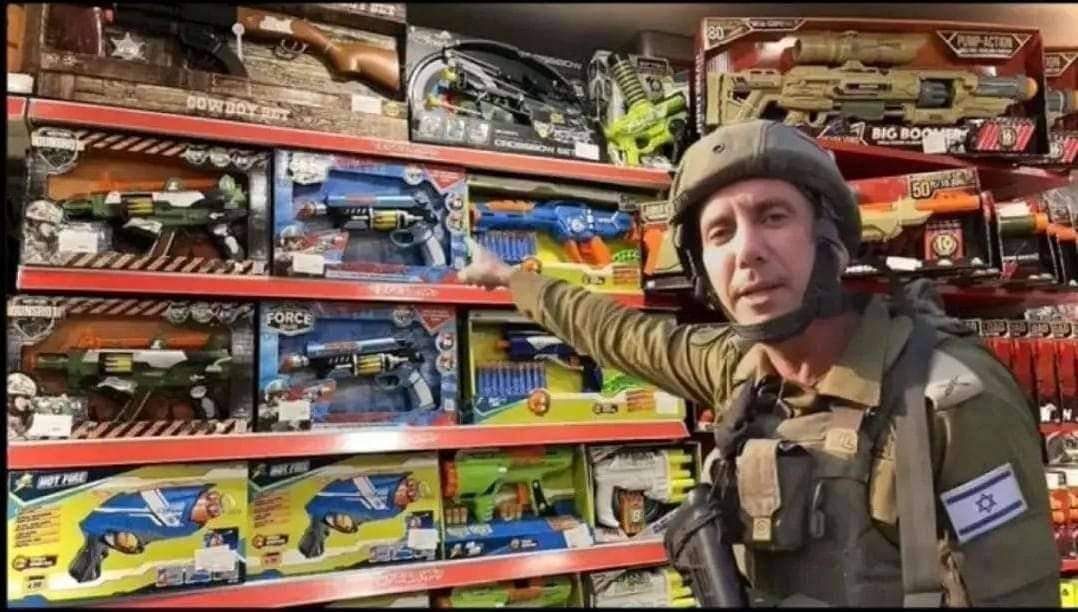 IDF find a Hamas weapons cache in a place for children
