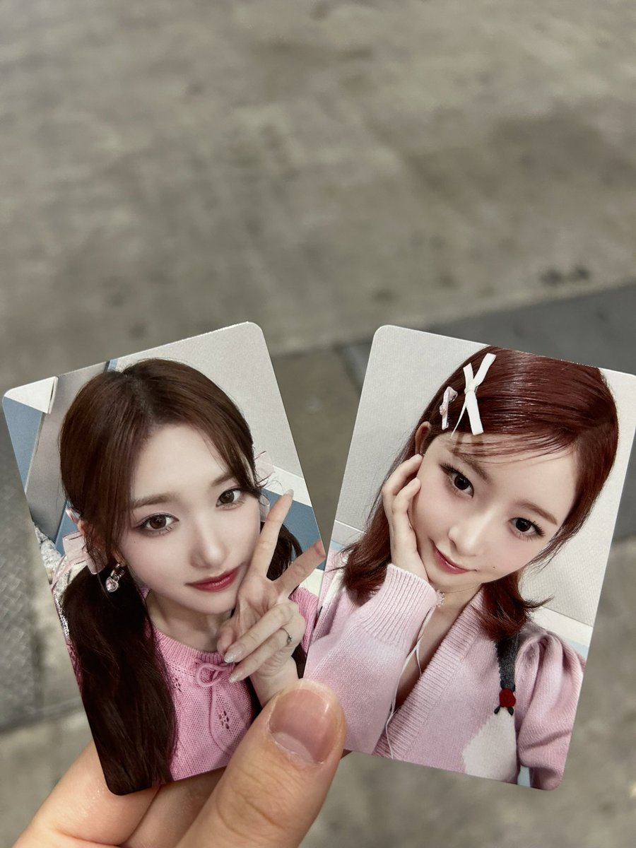 ryuryu__itzy's tweet photo. 譲 レイ イソ
求 ウォニョン
会場での交換のみです
IVE IVE交換 IVEハイタッチ https://t.co/NGkyH2gaY2