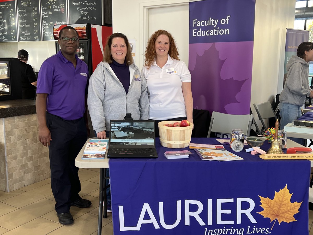 Great day at Laurier’s Brantford campus Open House welcoming prospective students to the Teaching Option and Bachelor of Education program ⁦@LaurierEdu⁩