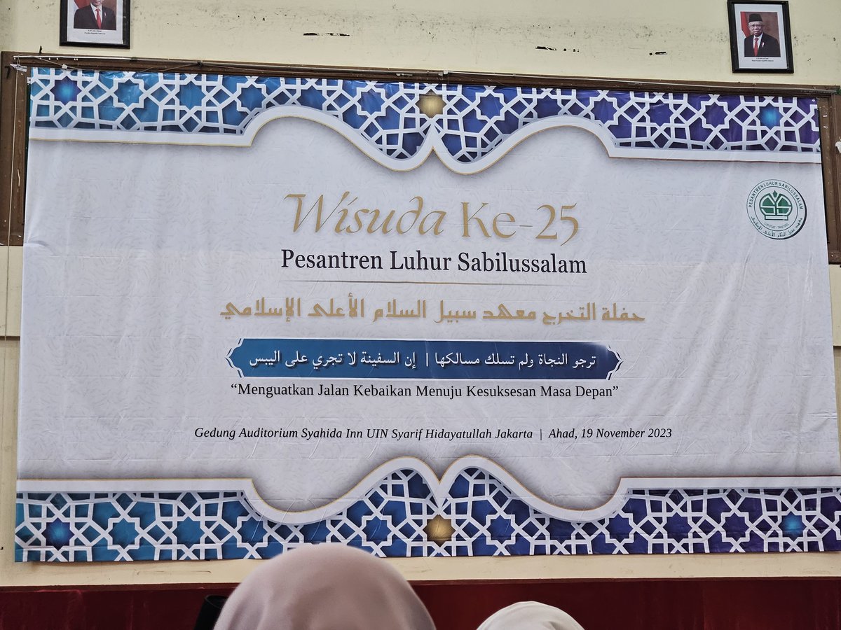 Wisuda ke 25 pesantren luhur sabilussalam. 
<a href="/heryazumi/">Hery Haryanto Azumi</a> <a href="/halimiskandarnu/">ABDUL HALIM ISKANDAR</a> <a href="/taufikmadjid71/">IG : taufik.madjid</a> <a href="/Sigaptrans/">sigap trans</a>