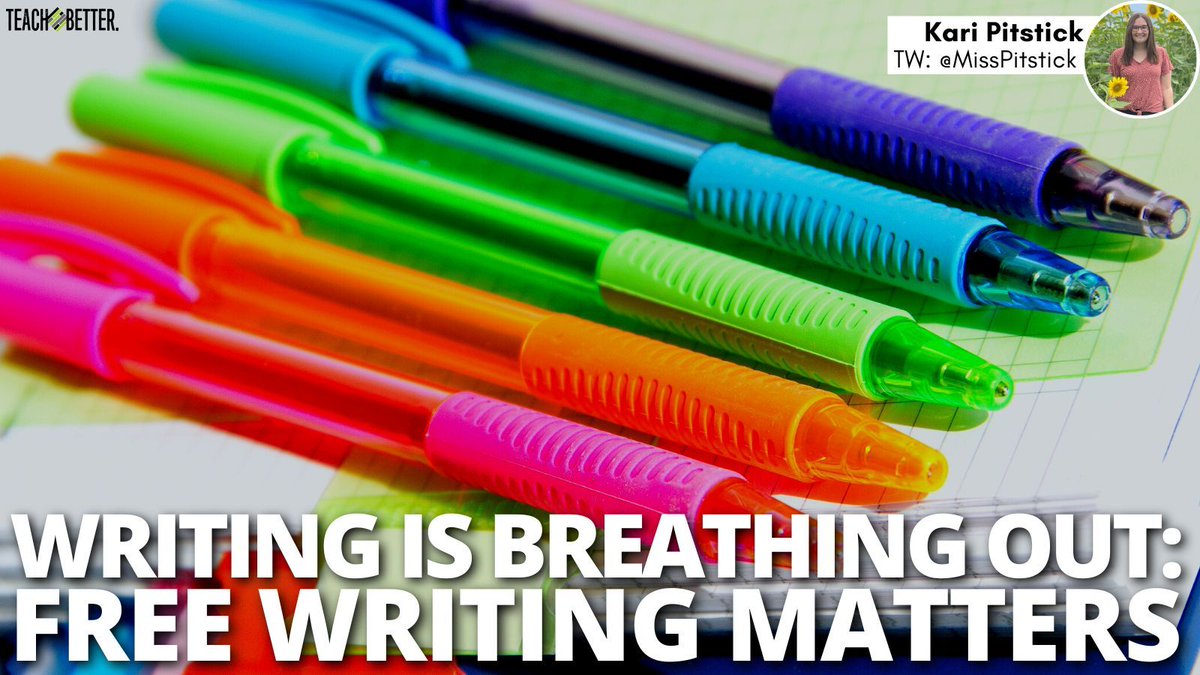 Success is earned... Click the link to read Writing Is Breathing Out: Free Writing Matters by Kari Pitstick- buff.ly/3PNBOko. #TeacherLife #TeacherStories