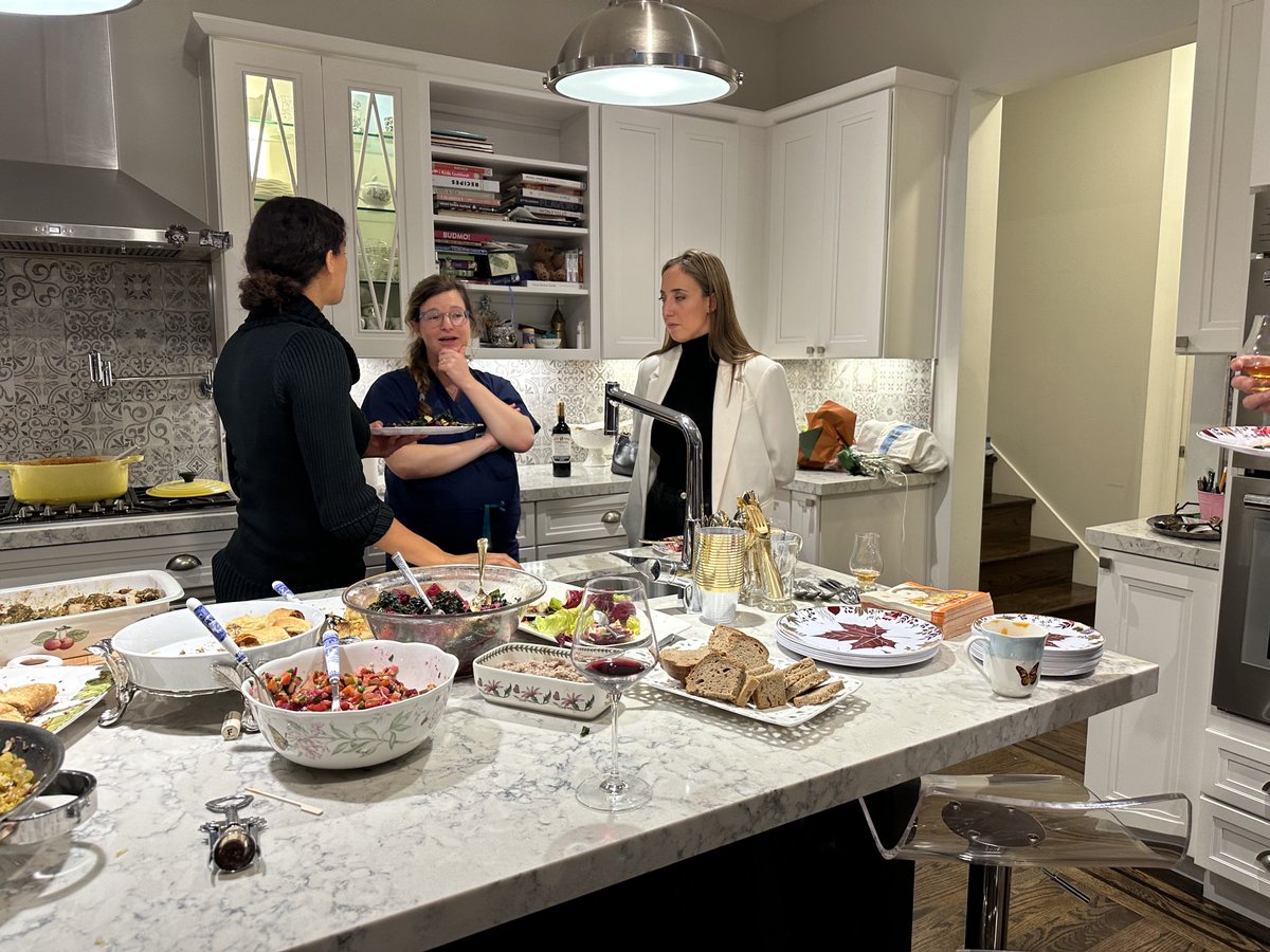 Fabulous ⁦@UCSFCardiology⁩ #CPMC #AHA23 Journal Club. Hosted by the amazing ⁦#AnnaBeyer . Great discussions and incredibly delicious (homemade) spread!