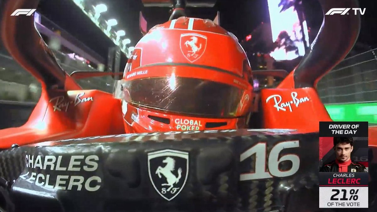 Charles Leclerc is driver of the day after his stunning drive 🤩