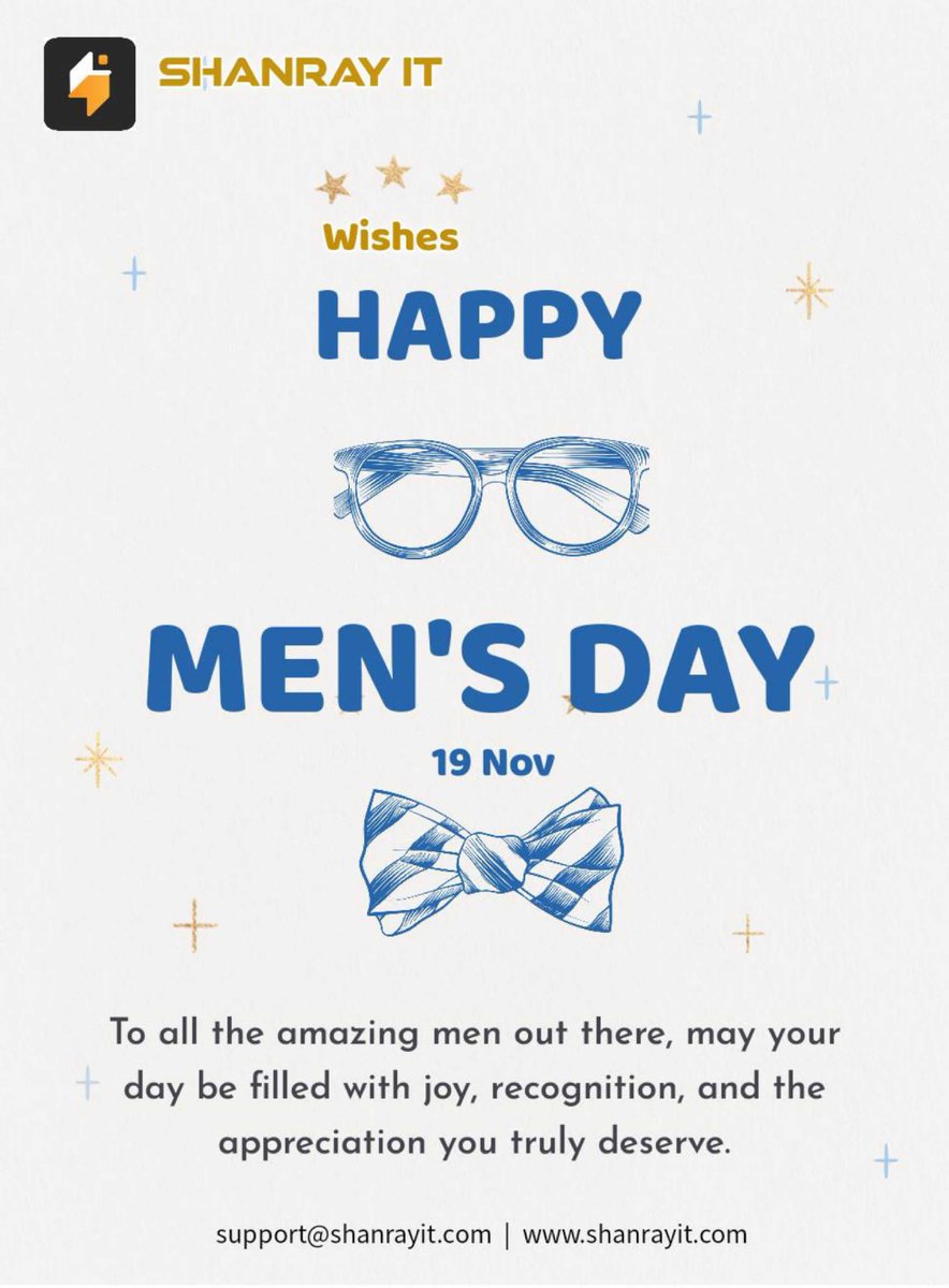 shanrayit's tweet photo. Happy International Men's Day! https://t.co/YNg7ZvH6Zr