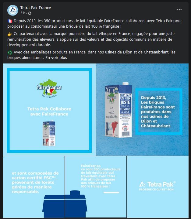 Fairefrance's tweet photo. #FaireFrance et ses éleveurs sont fiers de collaborer depuis plus de 10 ans avec Tetra Pak France ! https://t.co/sM1gedvQ6t