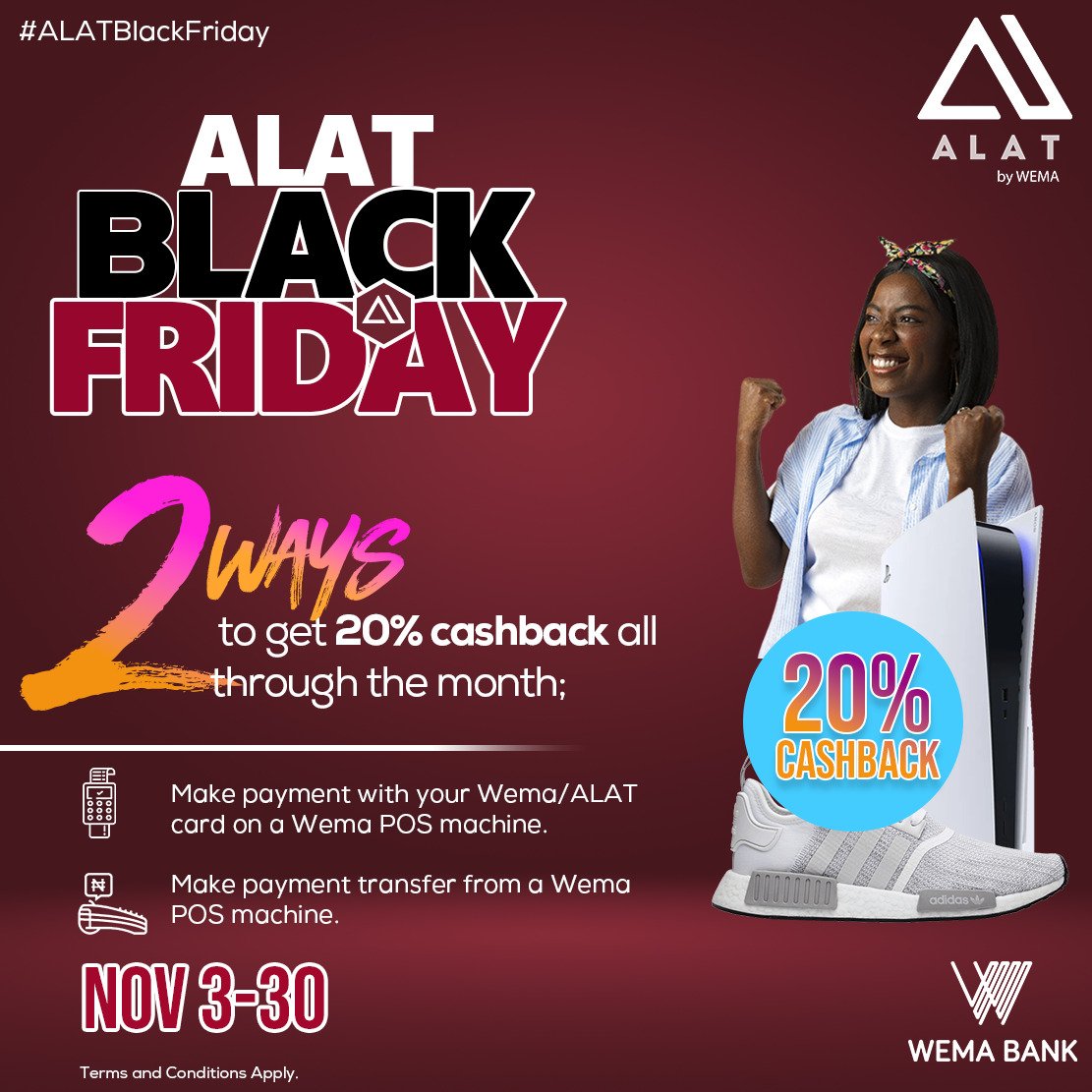 ojo_ogunlade's tweet photo. _Happy Sunday! Thinking Sunday afternoon buffet/brunch with Family &amp; friends at your fav restaurant? Get a 20% Cashback on the #Alatblackfriday offer T&amp;C apply_.  

*Content of the day* https://t.co/hhBKElzfHJ