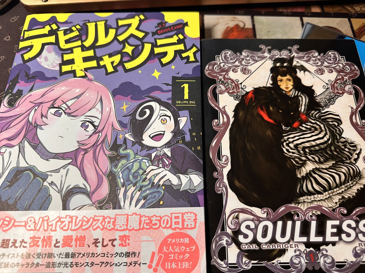 デビルズキャンディの作画の人って
Soullessのマンガ版描いてた人だったんだ！？

知らなかった！
#デビルズキャンディ
#devilscandycomic