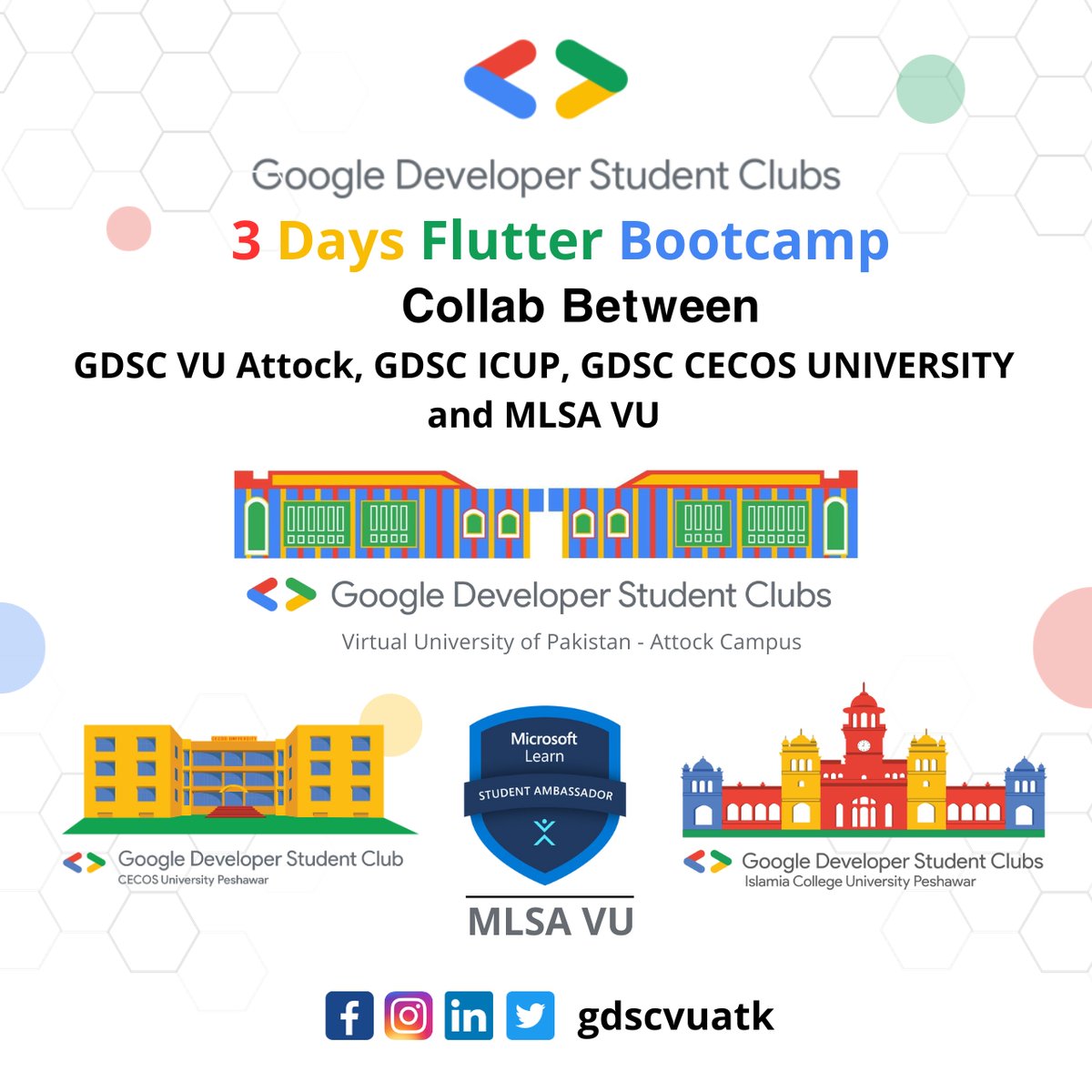 devabdulrehman's tweet image. Join our 3-Day Online Flutter Bootcamp!
Our upcoming 3-day Flutter Bootcamp is your ticket to mastering the art of building apps from scratch.
Register here: forms.gle/Qq2daNsdwzKqQQ…
#FlutterBootcamp #AppDevelopment #CodingJourney #Flutter #MobileApps #Microsoft #OpenAI
