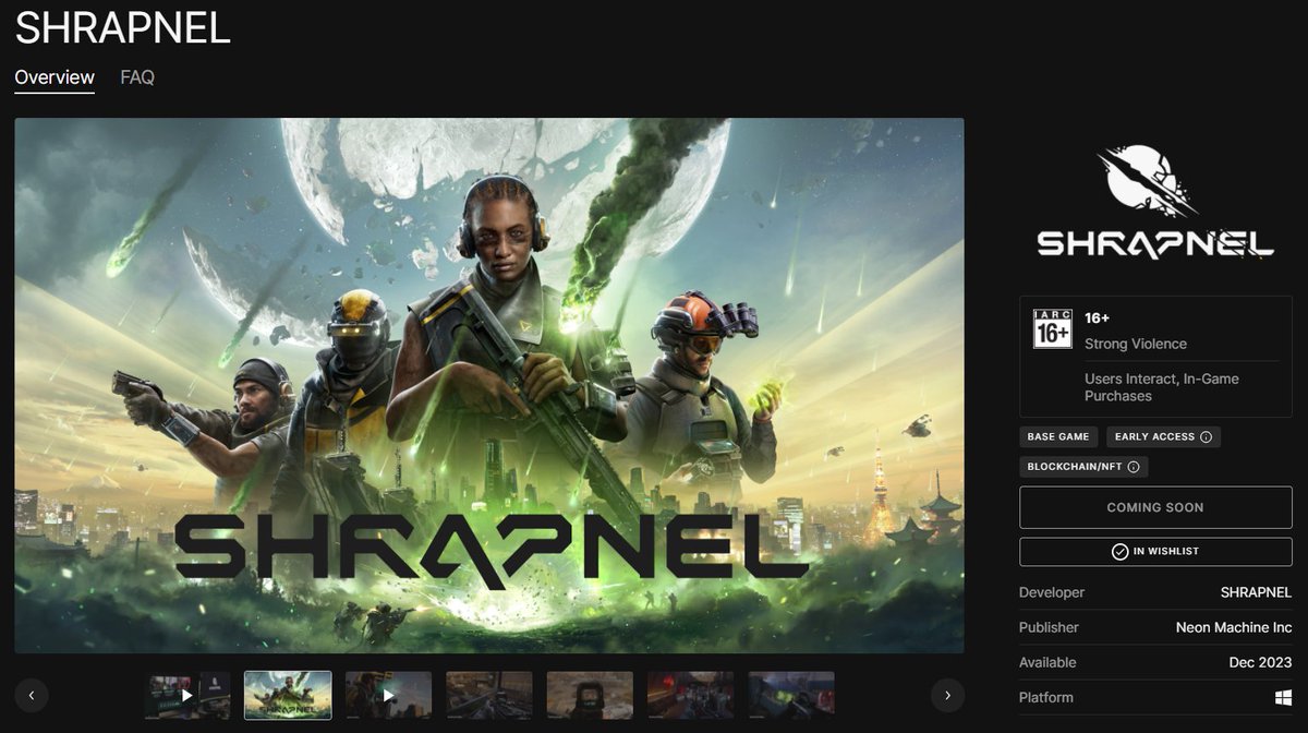 I'm super pumped to see web3 games making their mark on top-tier game launchers like <a href="/Steam/">Steam</a> and <a href="/EpicGames/">Epic Games Store</a> 

Games you can dive into right now at Epic Games:
1. <a href="/mypethooligan/">My Pet Hooligan</a>
2. Nexus by <a href="/PLAYA3ULL_GAMES/">PLAYA3ULL GAMES</a>
3. <a href="/ApeironNFT/">Apeiron</a>
4. <a href="/playmetalcore/">METALCORE | Let's #PlayMetalCore!</a>
5. <a href="/themachinesgame/">The Machines Arena</a> 

Coming soon to Epic