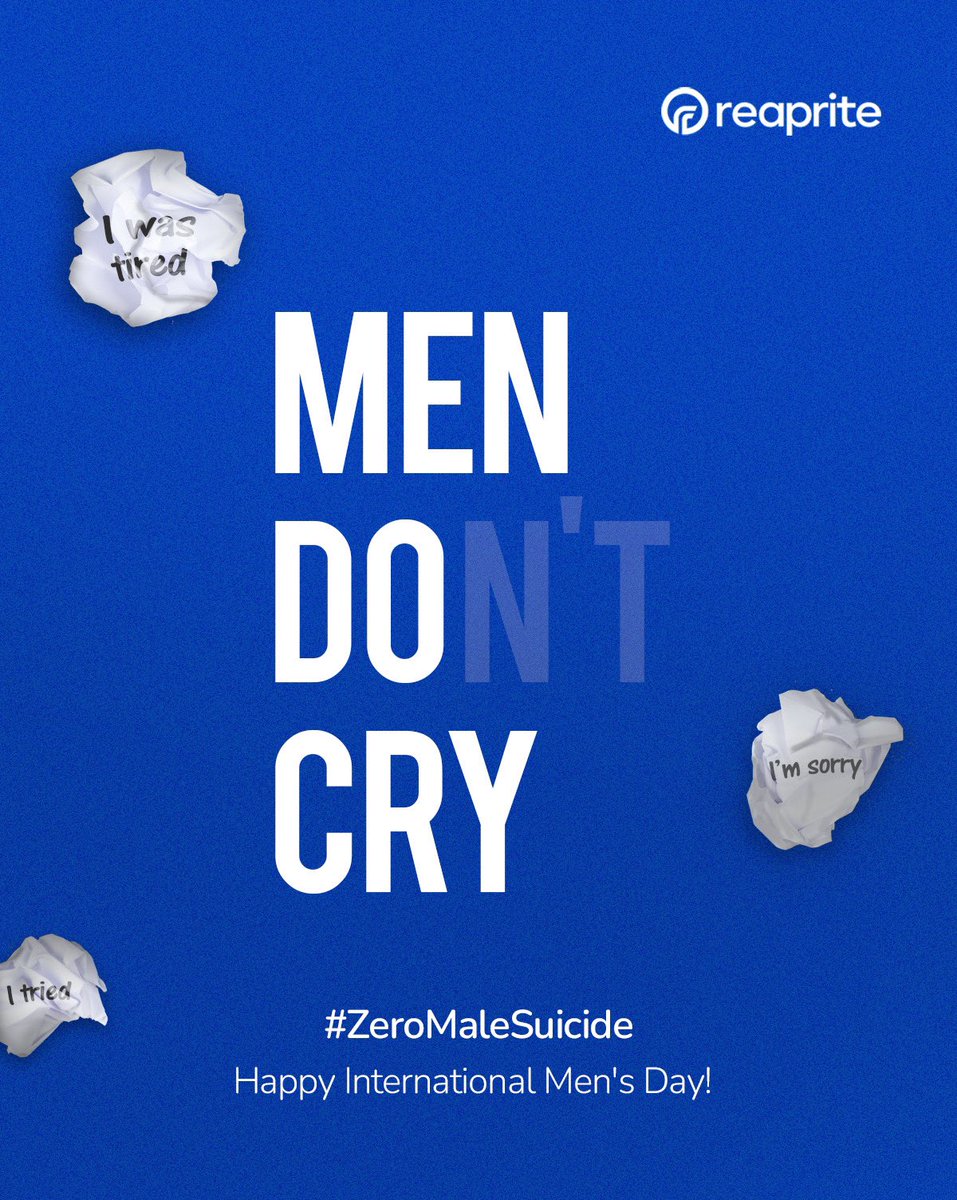 Men account for 75-80% of deaths by suicide worldwide. 

On this International Men's Day, let's challenge the silence that surrounds male suicide 💔 

Together, we can create an environment where men feel seen, heard, and supported. 

Let's break down the walls of stigma and work