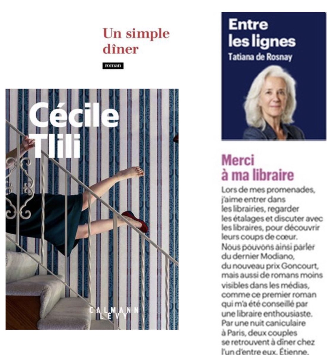 Tatiana de Rosnay tweet media