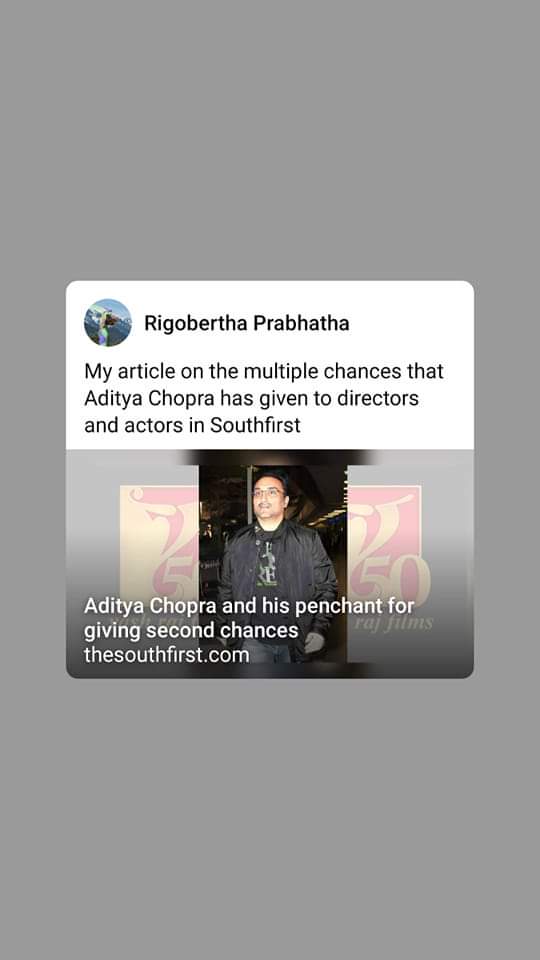 #AdityaChopra #Mardaani #RaniMukherjee #VijayKrishnaAcharya #Tashan #Tiger3 #Fan #ShuddhiDesiRomance #Hichki #Saathiya