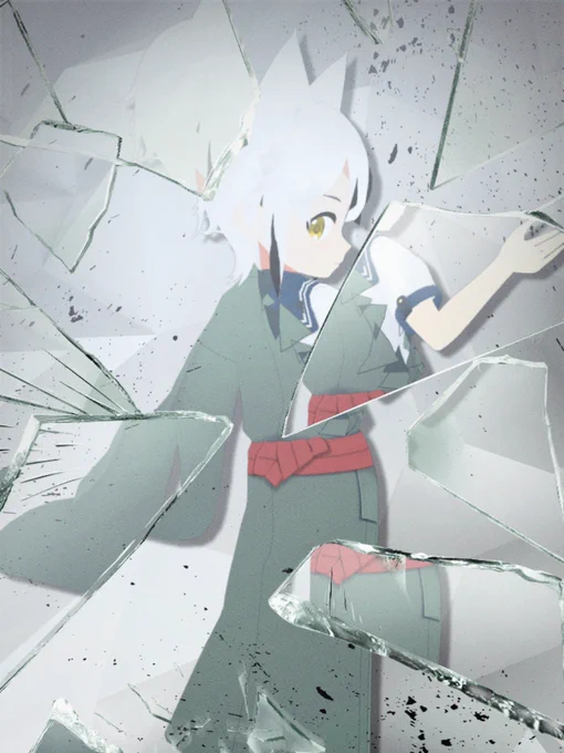 話題のガラスエフェクトです 