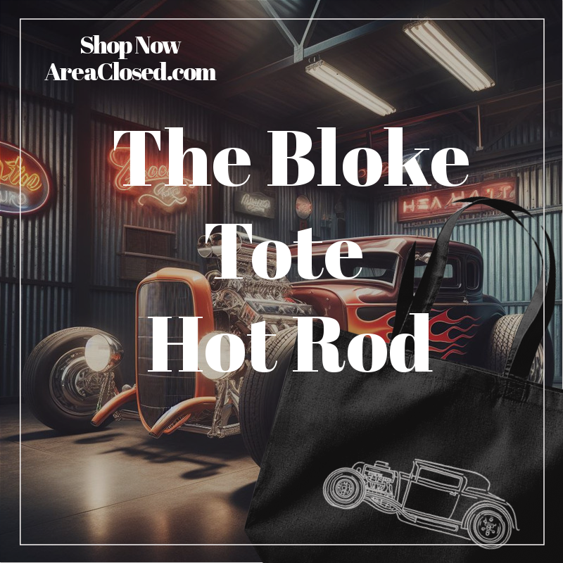 _AreaClosed_'s tweet photo. Elevate your swagger with Bloke Tote Hot Rod edition from AreaClosed! Unleash manly sophistication and carry essentials with rugged elegance. Redefine your journey with style and horsepower. 
https://t.co/eBaiO43Em6
#F1 #LasVegasGP #BlokeTote #Christmas #HotRod https://t.co/geYuvtZzQ0