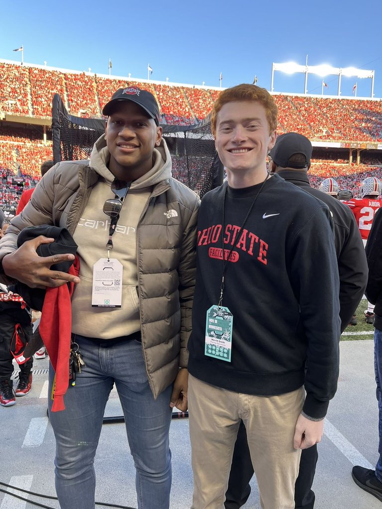 OhioState_GC's tweet photo. That’s a wrap from the ‘Shoe, 2023🌰🏈

@OhioStateFB @bryceharper3 @RyanShazier https://t.co/WNj7z8vdDA