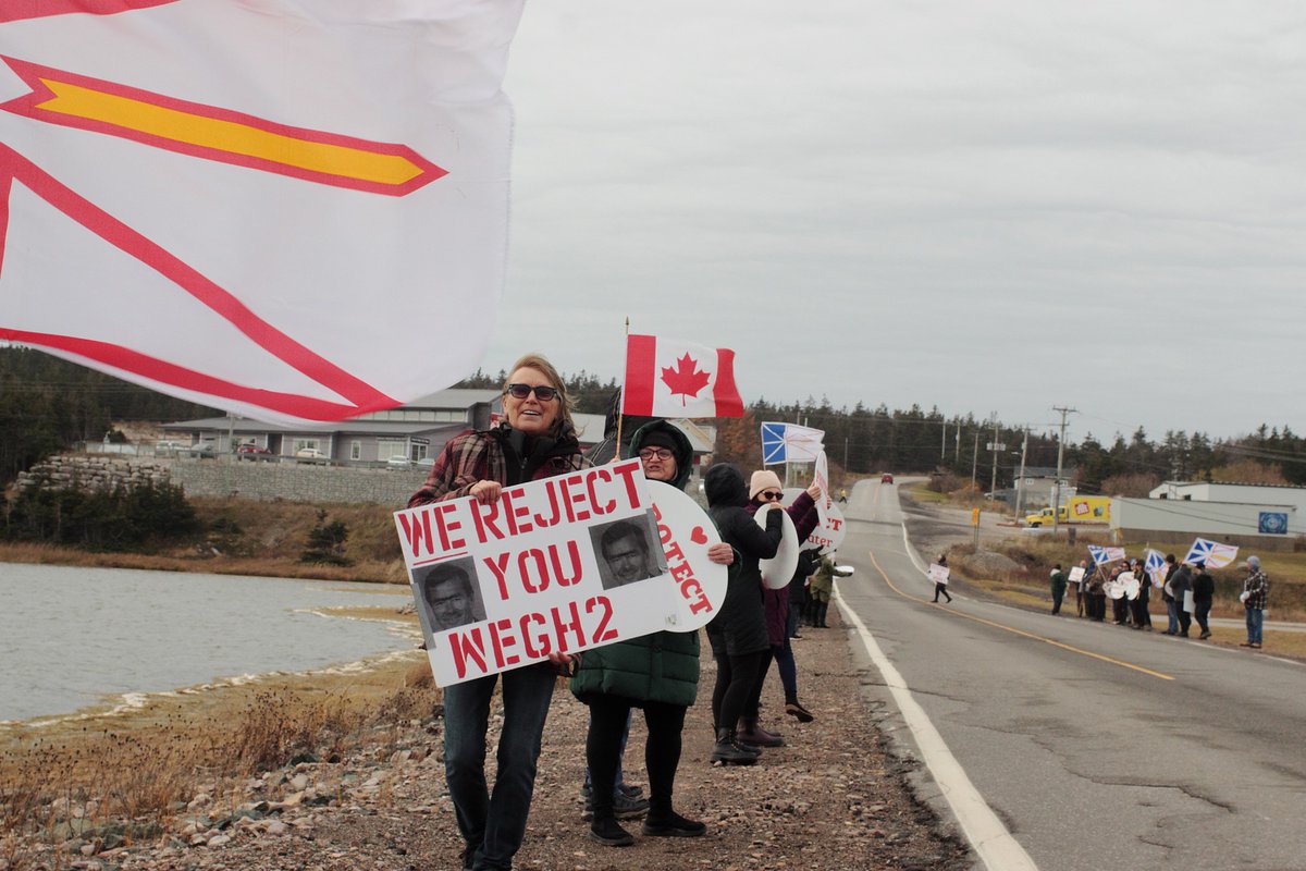 no_turbines's tweet image. Port au Port stands united! Community resists corporate mega-projects, protecting our home from unwanted industrialization.

#CommunityWins #nlpoli #newfoundland  #ProtectPortauPort #SustainableNotDestructive #EnergyNL #MyCNA #GreedEnergy #yyt #indigenous #cdnpol