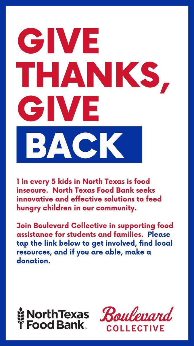 Bryanmassey0 (@bryanmassey19) on Twitter photo Please help <a href="/theboulevardnil/">Boulevard Collective</a> and <a href="/ntfb/">North Texas Food Bank</a> to feed our community this holiday season. Get involved and find local resources. If you are able, please make a donation here: justgiving.com/fundraising/bo… Please help <a href="/theboulevardnil/">Boulevard Collective</a> and <a href="/ntfb/">North Texas Food Bank</a> to feed our community this holiday season. Get involved and find local resources. If you are able, please make a donation here: justgiving.com/fundraising/bo…