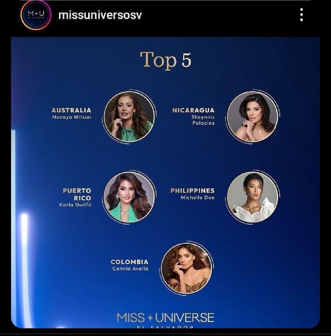 redempressri's tweet photo. DELETED IG POST???? 
THIS IS UNREASONABLE!!!!!! EXPLAIN THIS!!!! 😭😭😭

#MichelleDee
#MissUniverse2023 https://t.co/seIb88AaoQ