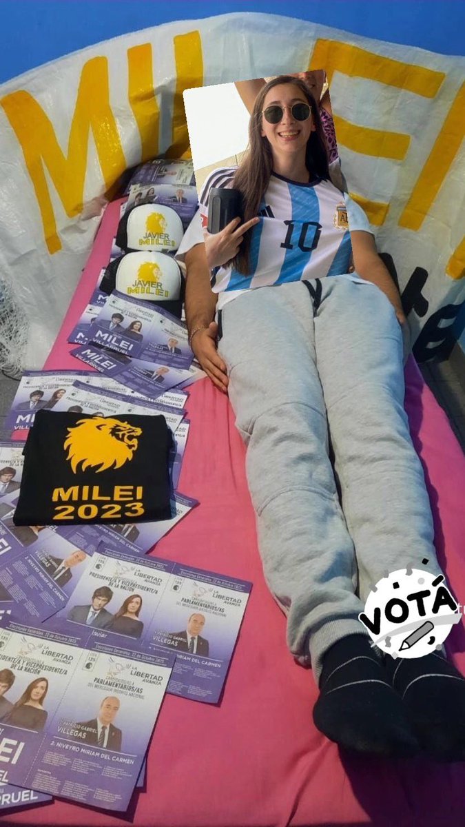 Compartí esta maru de la suerte para que gane milei 
@AlesMarianela
