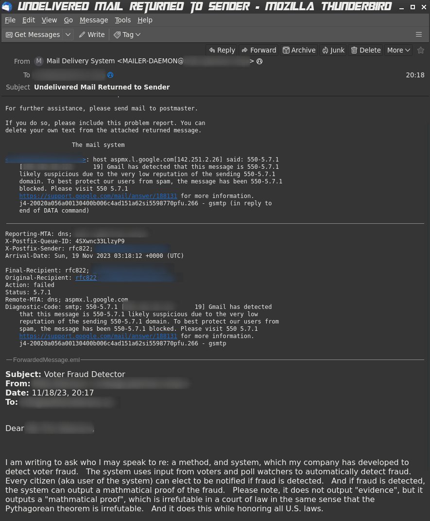 CryptoNinjaPay's tweet photo. We are beyond tired of big tech companies blocking our free speech.  As of two weeks ago, Google has begun blocking our company's email messages, so it must mean we are doing something right!  

P.S. We do not send out spam, it goes against everthing we believe in. https://t.co/7L6StKNYSq