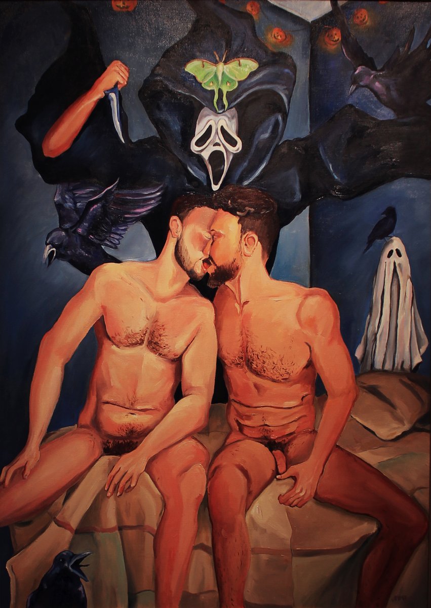 ghostofjayme's tweet photo. These two paintings are currently on display at The Marblehead Art Association until December 24th. If you're in the area, check them out. https://t.co/PCMNJ0Up5t
