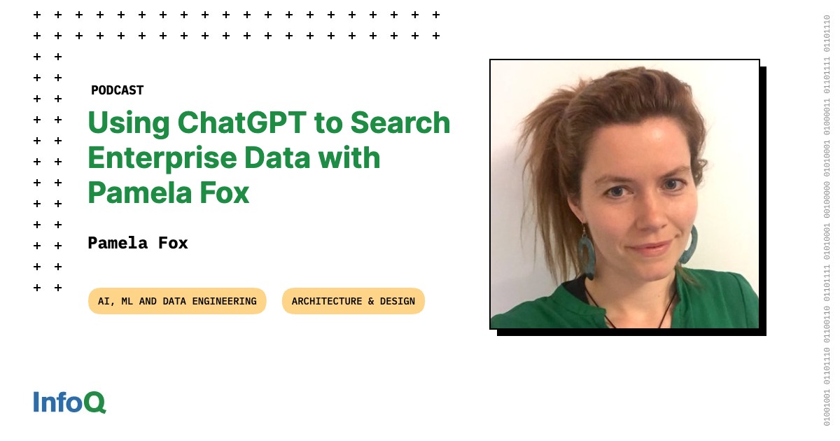 Dive into the world of #ChatGPT apps with @pamelafox ! Learn about the integration of ChatGPT with Azure OpenAI and Cognitive Search for querying enterprise data with a chat interface. 🎙️Listen to the #InfoQ #podcast now: bit.ly/3QZa90B #AI #LLMs #Database