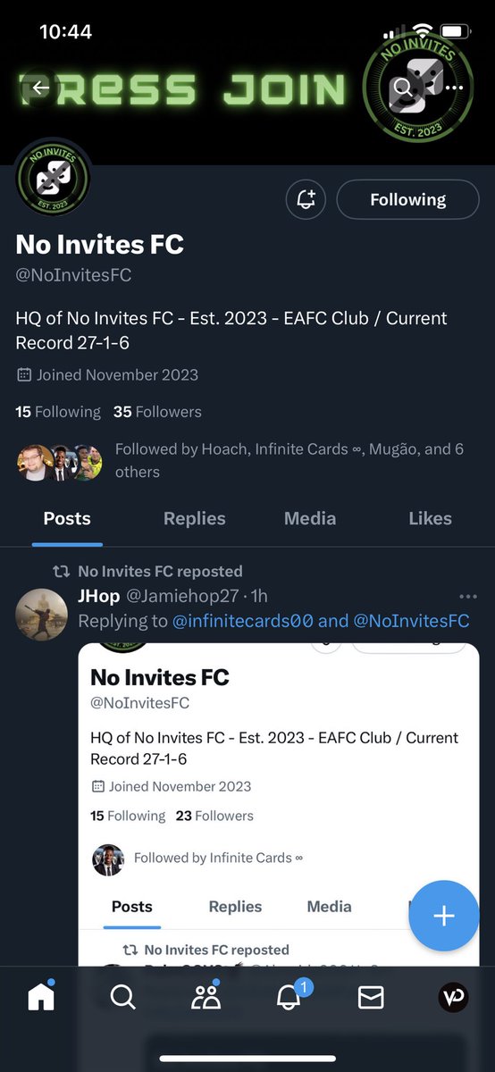 <a href="/infinitecards00/">Infinite Cards ∞</a> @NoInvitesFC W