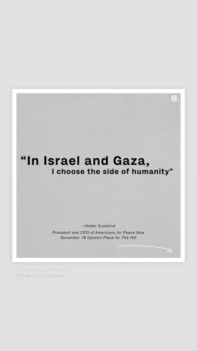 PatinkinMandy's tweet photo. Grateful for the words of my friend Hadar Susskind in his op ed piece for The Hill. If they resonate for you as they did for me, please take action and call for a ceasefire by following this link. https://t.co/XN9lPIjNmB https://t.co/391Ywyj6XP