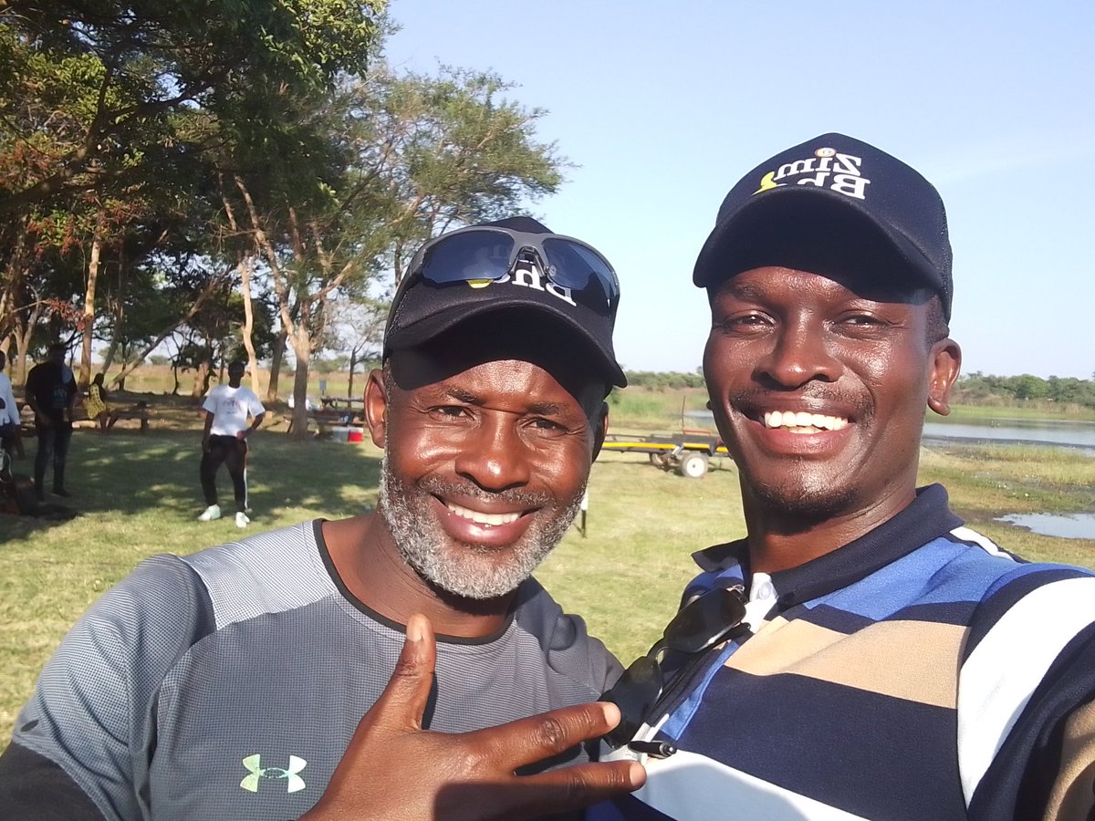 muonwa's tweet photo. Once an Honourable always one...me hanging out with former Hurungwe West and Norton Member of Parliament Temba Peter Mliswa at his swanky new Spring Resort in Karoi https://t.co/20UFwTOdz4