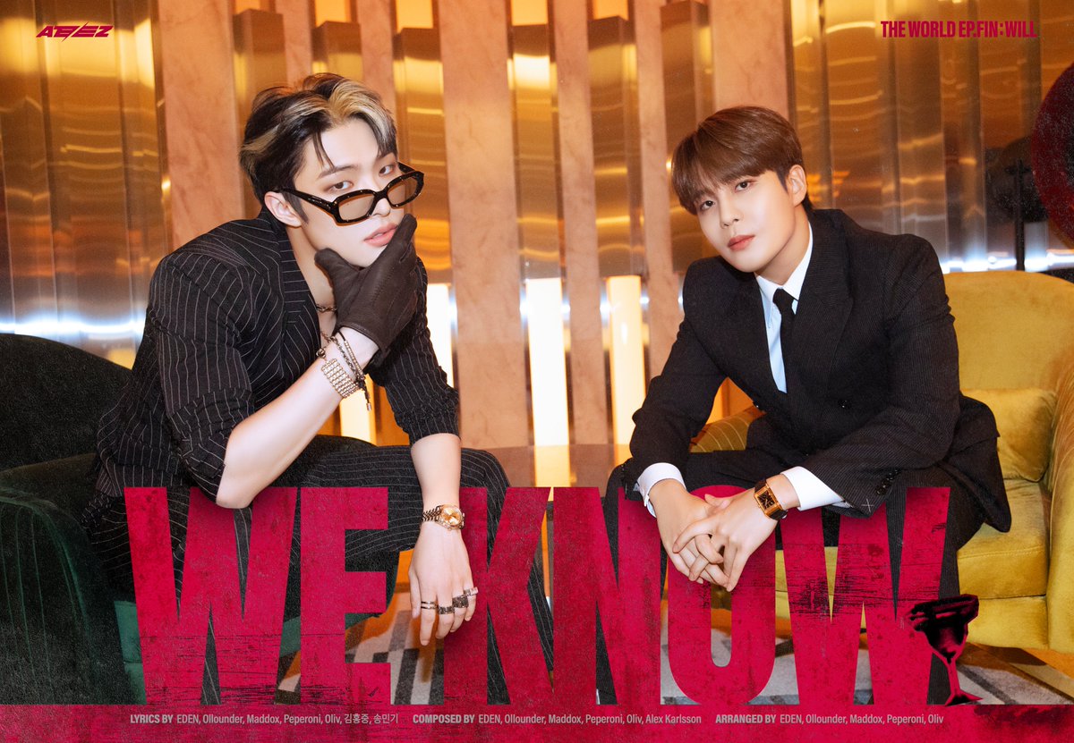 ATEEZofficial's tweet image. [📷] ATEEZ(에이티즈) THE WORLD EP.FIN : WILL Unit Poster (MINGI, JONGHO)
⠀
2023. 12. 01 2PM RELEASE
⠀
#WILL #미친폼 #Crazy_Form #ATEEZ #에이티즈
#MINGI #민기 #JONGHO #종호