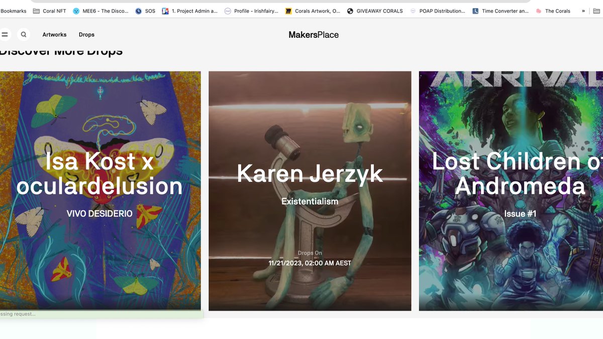 Something truly exciting happening this week...

event.makersplace.com/drop/existenti…

<a href="/KJerzykPhoto/">Karen Jerzyk</a> drops her 

"Existentialism"  collection on <a href="/MakersPlace/">MakersPlace 🔳</a> 

Something different yet uniquely stamped with Karen's signature style.