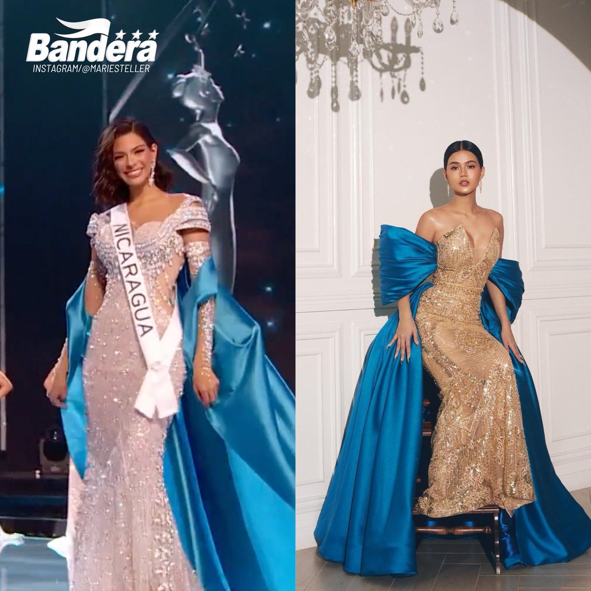 banderaphl's tweet photo. 'HINDI MO KAMI MALOLOKO MARIS' 😂

TINGNAN: Laman ng memes si Maris Racal matapos ma-sight ng fans ang pagkakahawig ng kanyang gown noong ABS-CBN Ball kay Miss Universe Nicaragua Sheynnis Palacios. #MissUniverse2023 #72ndMissUniverse

RELATED: https://t.co/4ffPXAIqXY https://t.co/AvzCVbaawX