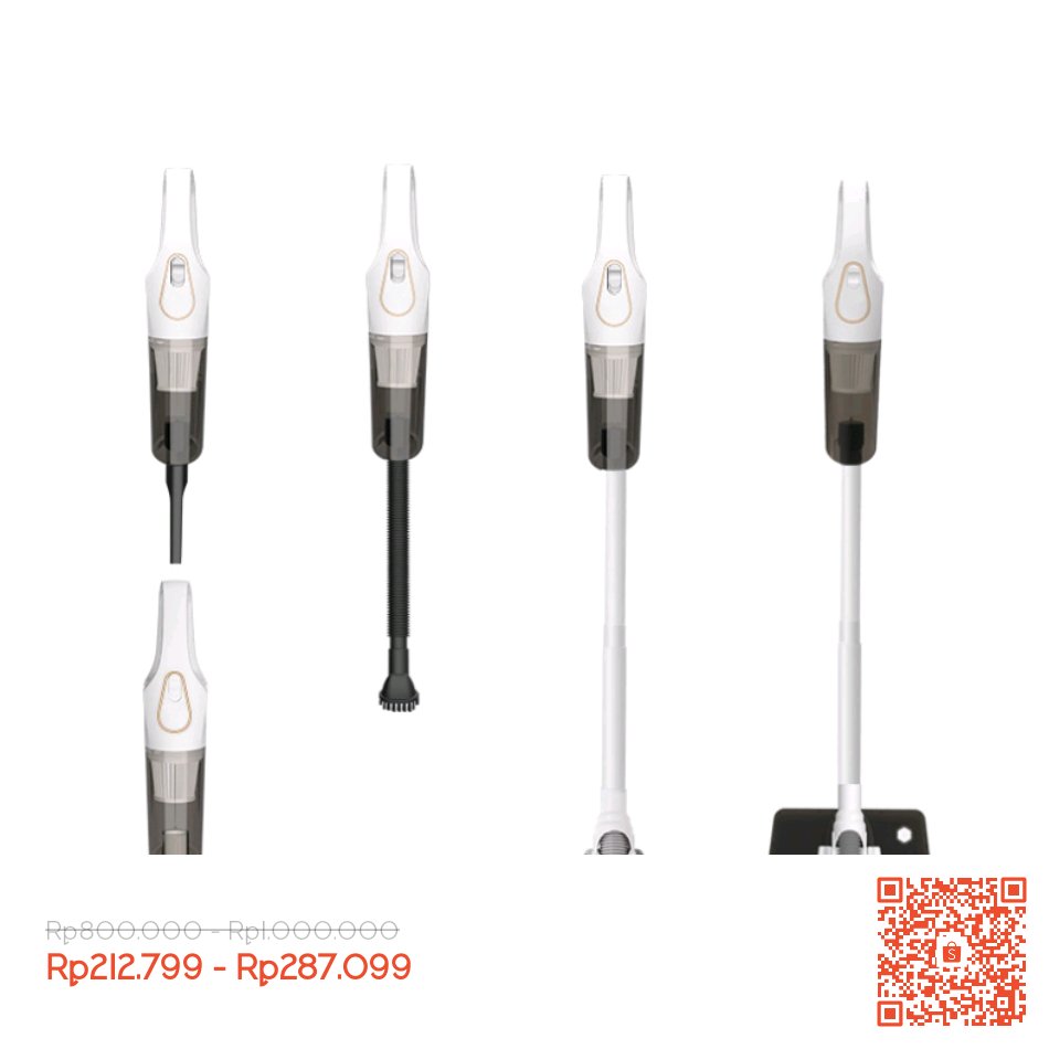 Temukan dan dapatkan 2023 Vacum Cleaner 5 IN 1 Penyedot Debu Portable Cordless Multifungsi / Alat Pel Lantai / Sapu Lantai Otomatis / Hapus Tungau Hisap Kuat 20000PA Mobil/Rumah hanya Rp212.799 - Rp287.099 di Shopee sekarang juga! shope.ee/Vg8jxmiRw?shar… #ShopeeID