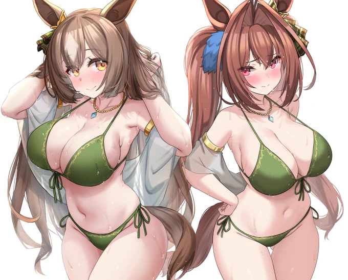 #再掲したらフォロワーが増えるらしい #ウマ娘寒いからこそ水着 