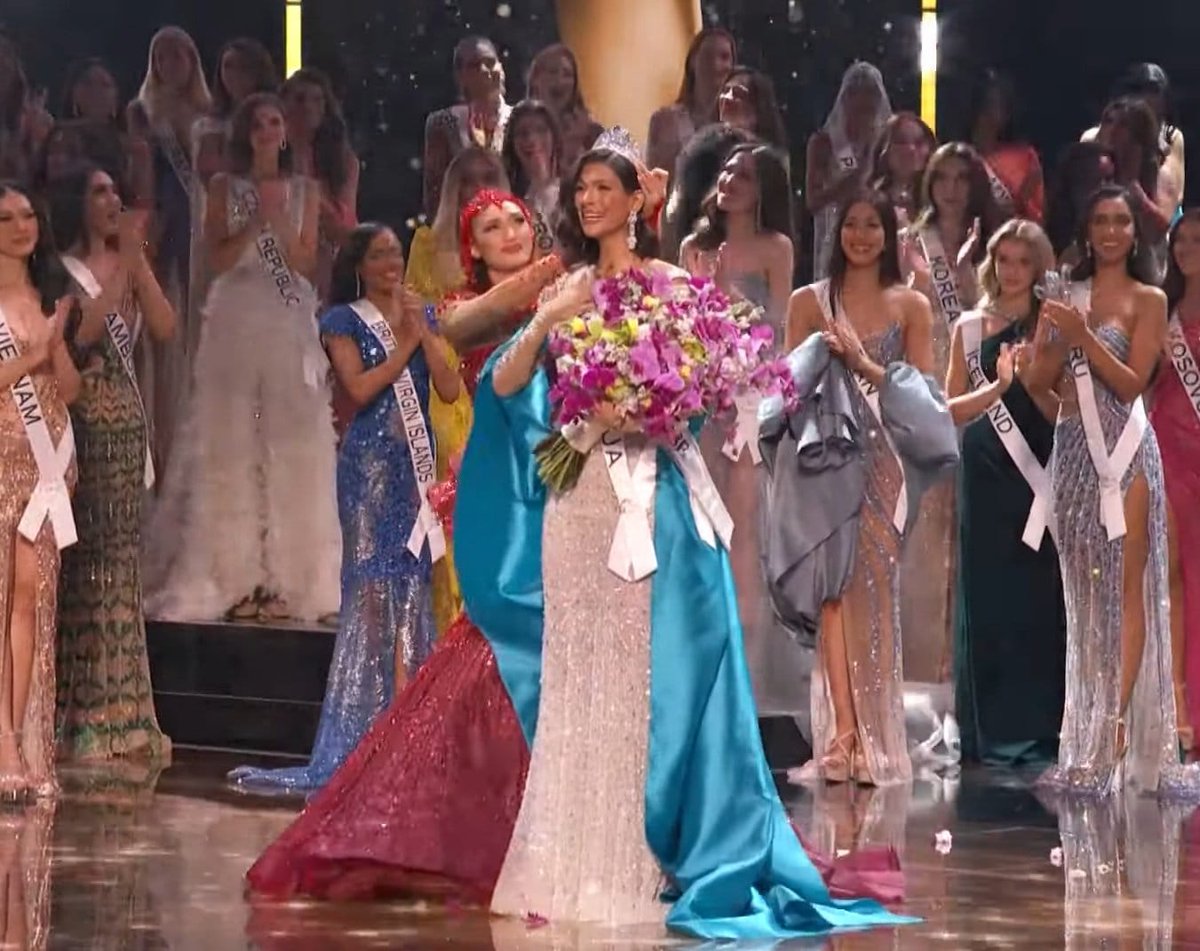 jpmasespanol's tweet photo. 🇳🇮👑 La mujer más bella del mundo está en Nicaragua, Sheynnis Palacios se corona como Miss Universo 2023. https://t.co/Tqgcw5lFxR