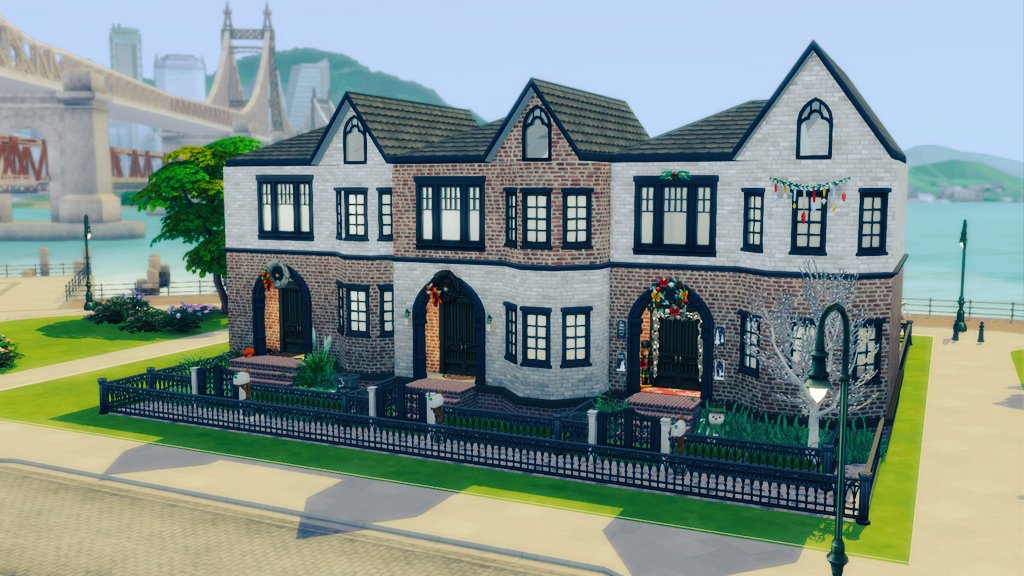 My NEW townhouses for the new #TheSims4ForRent or regular gameplay up now in my gallery:Lina_Crushes 

@TheSims #TheSims4 #ShowUsYourBuilds #CozyGames #townhouse #apartments #sims4build #simsnocc #simcity #PlayStation5 #consoleplayer