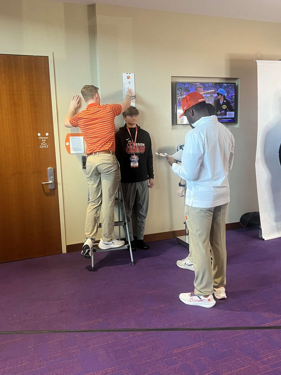 Landon Roldan (@landon_roldan) on Twitter photo Thank you <a href="/ClemsonFB/">Clemson Football</a> for the invite today!
<a href="/CoachConn/">Mickey Conn</a> <a href="/RecruitGeorgia/">Recruit Georgia</a> <a href="/NEGARecruits/">Northeast Georgia Recruits</a> <a href="/JeremyO_Johnson/">Jeremy Johnson</a> <a href="/RecruitNorthFB/">North Oconee Football Recruiting</a> <a href="/NOHSFootball/">North Oconee Football</a> Thank you <a href="/ClemsonFB/">Clemson Football</a> for the invite today!
<a href="/CoachConn/">Mickey Conn</a> <a href="/RecruitGeorgia/">Recruit Georgia</a> <a href="/NEGARecruits/">Northeast Georgia Recruits</a> <a href="/JeremyO_Johnson/">Jeremy Johnson</a> <a href="/RecruitNorthFB/">North Oconee Football Recruiting</a> <a href="/NOHSFootball/">North Oconee Football</a>