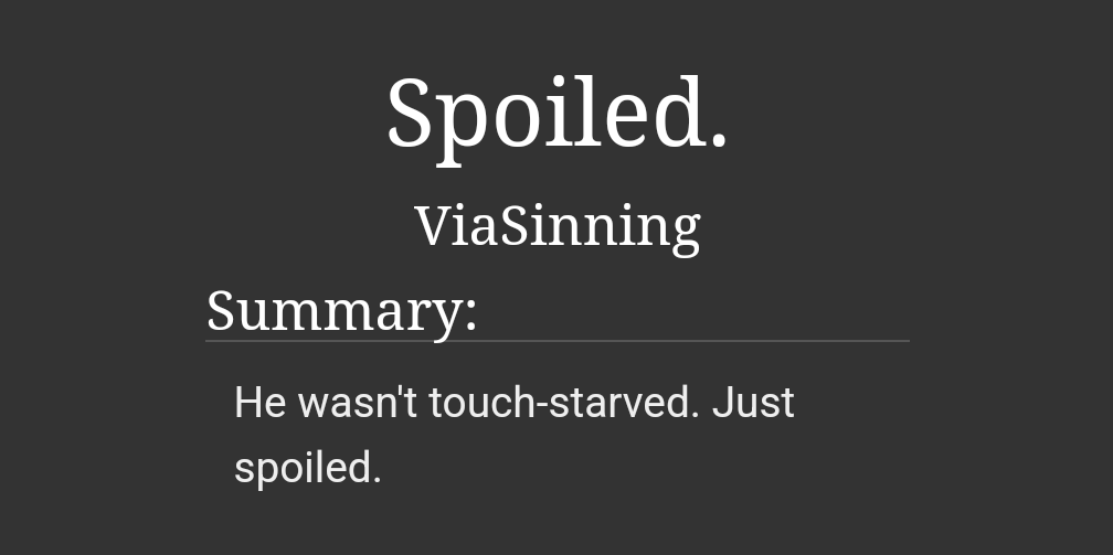 viasinning's tweet photo. Spoiled--now with fic. #sonadow #fanfic #nsfw https://t.co/lxfmFkGycq