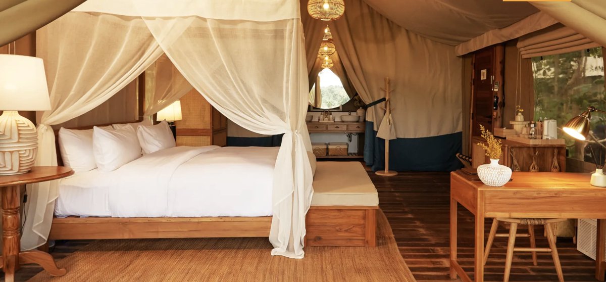 It was a dream, then became a plan, which an incredibly hardworking &amp; clever team made into reality.   Just 40 minutes North of Chiang Rai, Visama Lodge is opening. 

A luxury tented camp devoted to Northern hospitality and cuisine.   

maechan.visamalodges.com/accommodation/