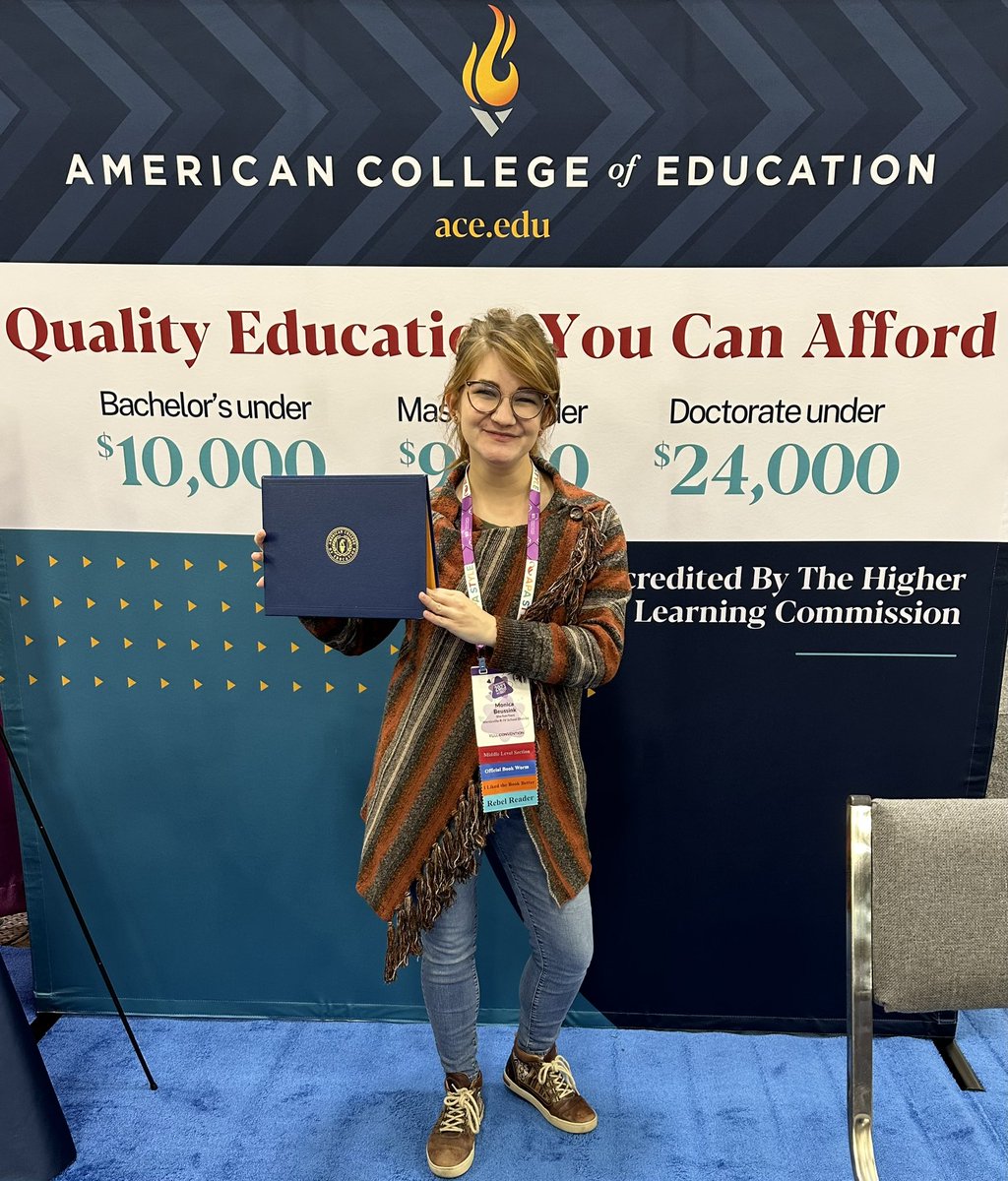 2 x alum, Monica Beussink, was so excited to bring her friend over to get info to start her Ed.D. with us. Monica obtained her M.Ed. in C&I, and her Ed.D. in Leadership with @ACEedu! It was great meeting you, Monica, & thank you for being such an ACE advocate! #ACEALUMNI🔥