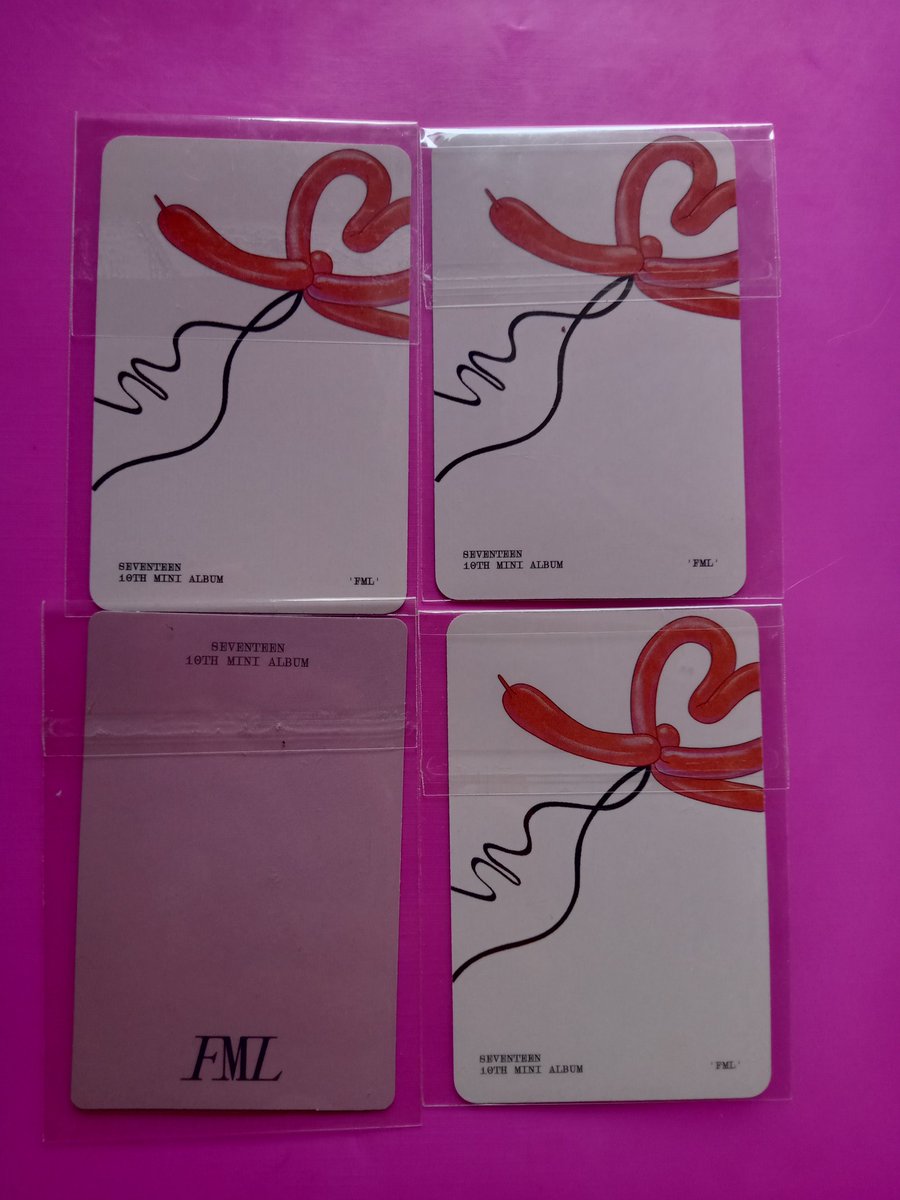 browniesoreoooo's tweet photo. wts/want to sell

wonwoo carat version carver fml pc

40k/ea
TAKE ALL ONLY 150K

✅ good condi
✅ baru beli sekitar seminggu lalu
✅ biaya packing 2k/pc
✅  freebies 
✅ dom medan, ina

#zonauangᅠᅠ 
#zonajajanᅠᅠᅠ 
#SEVENTEEN 
#WONWOO https://t.co/QpvAtqIOLl