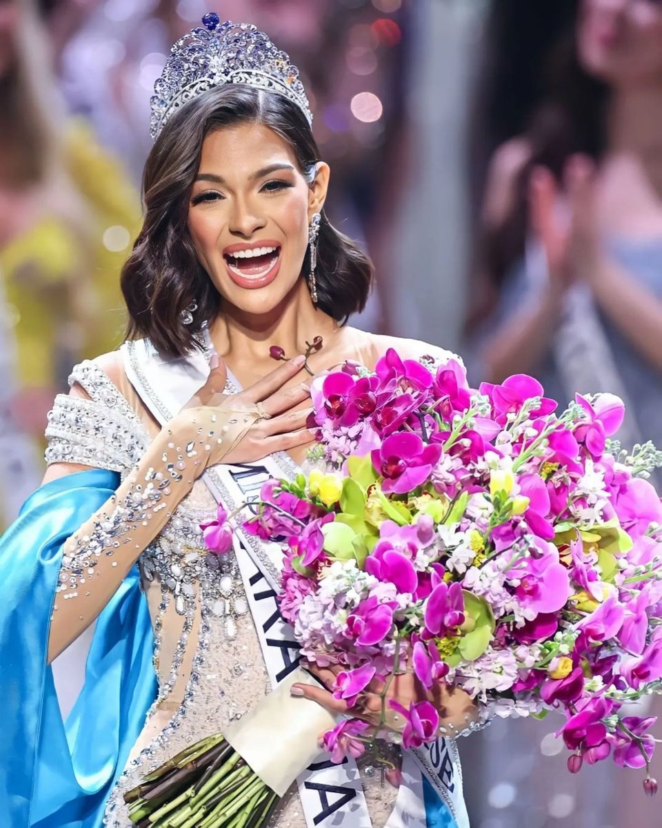 PageantsNEWS's tweet photo. Miss Universe 2023 - Nicaragua @sheynnis 
Congrats! 🩵 https://t.co/9CXXGVBQip
