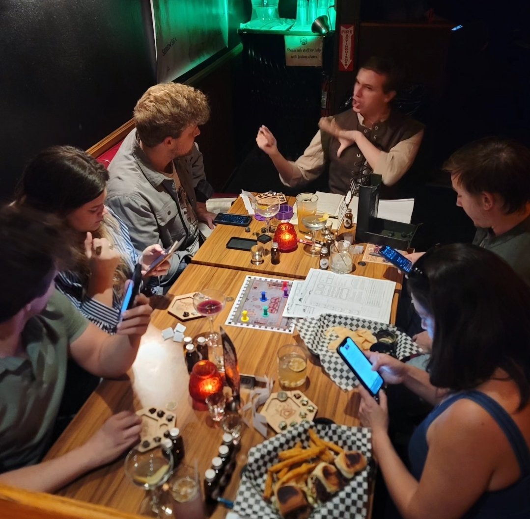 The Dungeon Descent is what you make it! An opportunity to try D&amp;D for the first time, a chance for Forever DMs to finally play, a challenge for skilled players to test their abilities, a grand time for all! Our profession DMs will guide you thru an epic PvP Battle Royale! 🍻⚔️